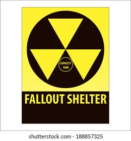 Nuclear Fallout Shelter Symbol