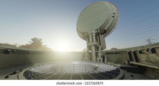 Nuclear Missile In Underground Silo 3d Render