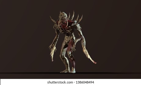 Nuclear Post-apocalypse Mutant 3d Render