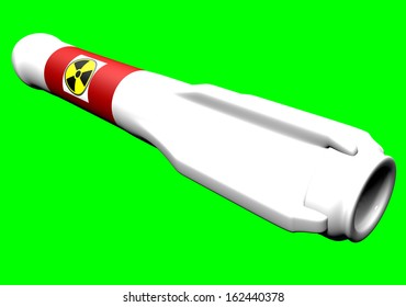 Nuclear Rocket Greenscreen