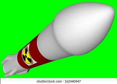 Nuclear Rocket Greenscreen