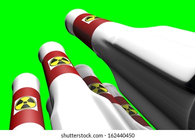 Nuclear Rockets Greenscreen