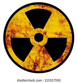 Nuclear Sign Representing The Danger Of Radiation