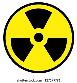 Nuclear Sign Representing The Danger Of Radiation