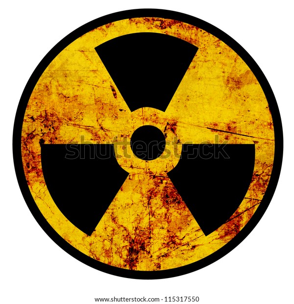 Nuclear Sign Representing Danger Radiation Stock Illustration 115317550 ...