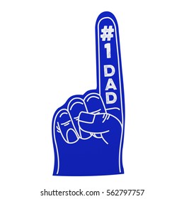 Number 1 Dad Foam Hand