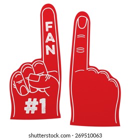 Number 1 Fan Foam Hand