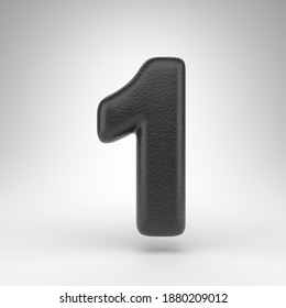 Number 1 On White Background Black Stock Illustration 1880209012