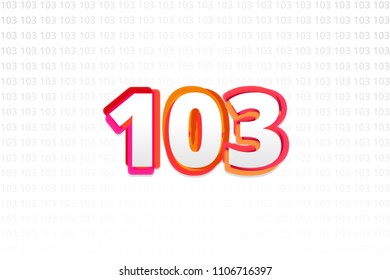 Number 109 On Number 109 Background Stock Illustration 1106716379 ...