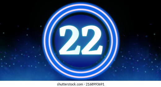 1,048 Neon Blue Number 2 Images, Stock Photos & Vectors 