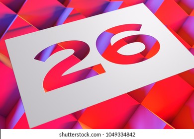 17,731 26 numbers Images, Stock Photos & Vectors | Shutterstock