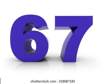 Number 67 스톡 일러스트 277715804 | Shutterstock