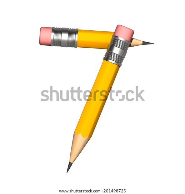 number 7 pencil