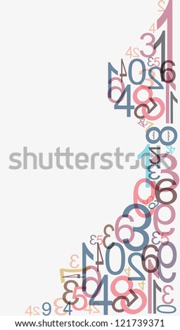 Number  background