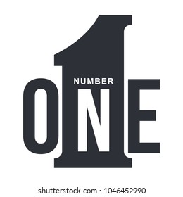 Number 1 One Logo