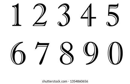 Number Symbol Background Stock Illustration 1354860656 | Shutterstock