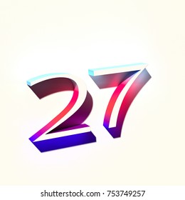 27 colorful