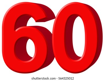 Similar Images, Stock Photos & Vectors of Numeral 60, sixty, sixty ...