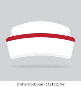 Nurse Hat Isolated On Background