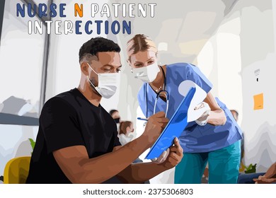 Nurse and Patient Interaction, patient care,
medication, prescription to patient, healthcare and medical. - Powered by Shutterstock