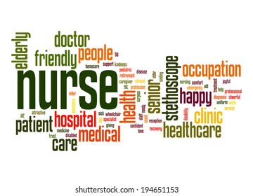 Nurse Word Cloud Stock Illustration 194651153 | Shutterstock