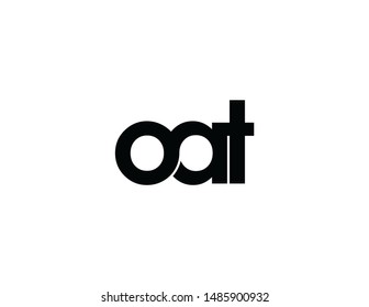 Oat Original Monogram Logo Design Stock Illustration 1485900932