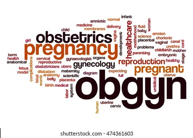 Obgyn word cloud concept