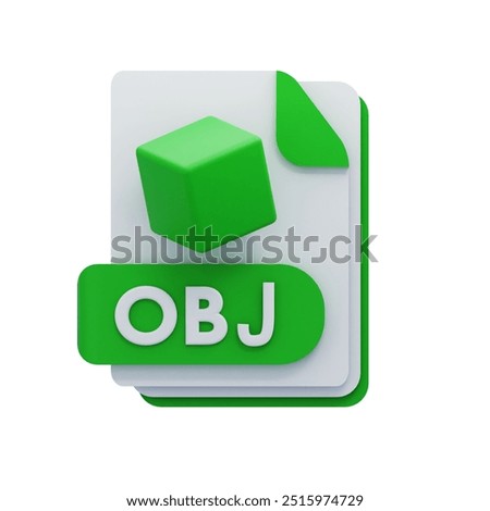 obj source file 3d icon