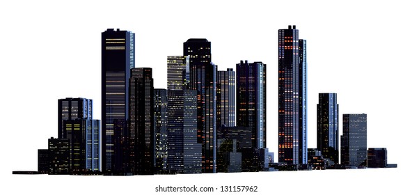 Object 3d City Landscape Stock Illustration 131157962 | Shutterstock