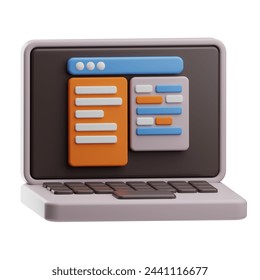 Object Computer Programming Software Development 3D Illustration