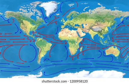 Ocean Current (3D Rendering)