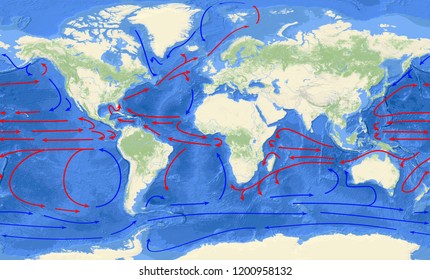 Ocean Current (3D Rendering)