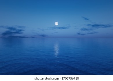 夜 月 海 のイラスト素材 画像 ベクター画像 Shutterstock