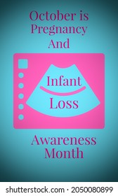 October Pregnancy Infant Loss Awareness Month Stock Illustration ...