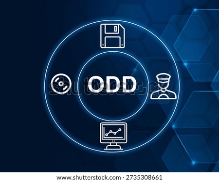 odd acronym.ODD acronym. Optical Disk Drive, a hardware device for reading and writing optical discs like CDs and DVDs.