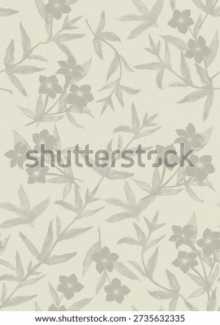 Off White Alamanda Flower Pattern Rapport