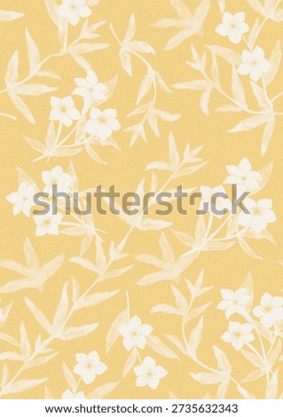 Off White Alamanda Flower Pattern Rapport