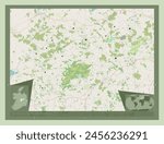 Offaly, county of Ireland. Open Street Map. Locations of major cities of the region. Corner auxiliary location maps