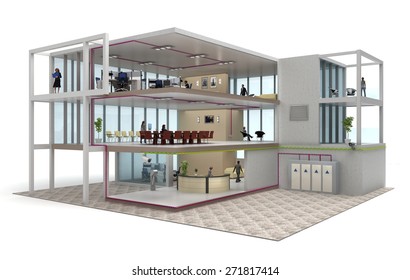 Office Building Cutaway