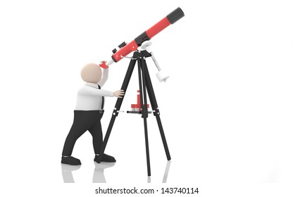 Office Scenes Telescope Stock Illustration 143740114 | Shutterstock