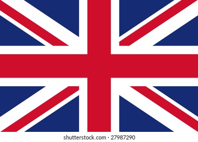 Official Flag Of Great Britain