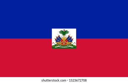 Official Large Flat Flag of Haiti Horizontal