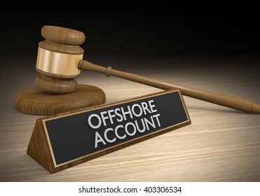 Offshore Financial Accounts And Money Laundering Schemes, 3D Rendering