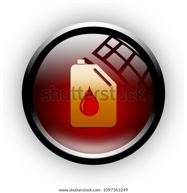 oil can button\
isolated. \