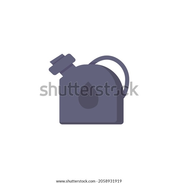 oil can isolated illustration. oil can\
flat icon on white background. oil can\
clipart.