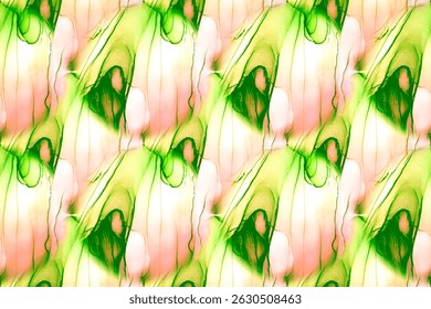 Oil Colored. Marble Texture. Mint Oil Paint Abstract. Watercolor Diffusion. Yellow Marbling Water. Lime Seamless Pattern. Kaleidoscope Food. Textures Paint.