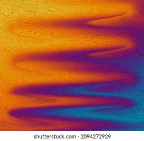 Oil Paint Liquify Yellow Orange Violet Blue Background