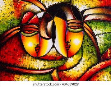 Abstract Faces Painting High Res Stock Images Shutterstock