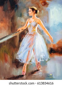 Oil Painting - Ballet