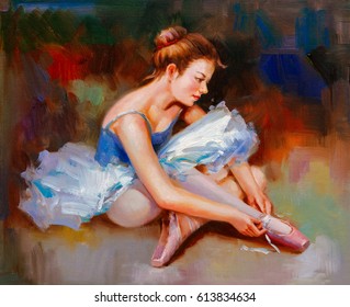 Oil Painting - Ballet